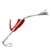 White Horse Crops Short Braided Whip Riding Crop Training Tools Dance Props,70 cm