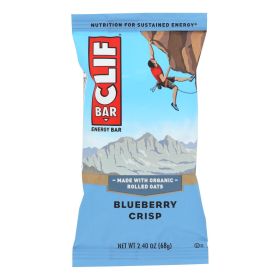 Clif Bar - Organic Blueberry Crisp - Case Of 12 - 2.4 Oz