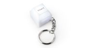 Light Action LED and Stainless Steel Keychain for Keyboard Insert