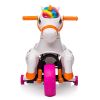 Unicorn Kids Ride On Toy, Electric Rocking Horse Car w/ Music, Accelerator Pedal, 3-6 Years Old, Girl Gift