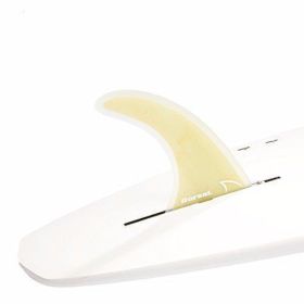 DORSAL Signature Series Bamboo Surf SUP Longboard Surfboard Fin (Color: Bamboo, size: 8 inch)