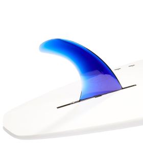 DORSAL Signature Surf SUP Single Center Fin Longboard Surfboard Fins - Blue (size: 7 inch)