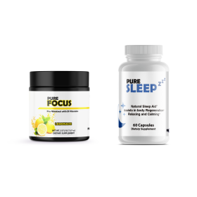 Control Bundle Pre-Workout and Sleep (Sleep: Pure Sleep(pills), Pre-Workout: Pure Focus)